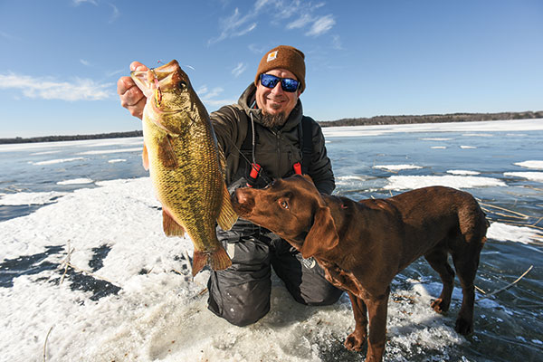 Winter Bass Fishing on Good Panfish Lakes