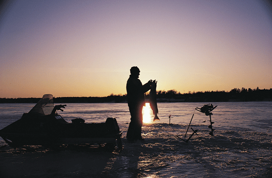 Beneath Ice Areas to Catch Large Northern Pike